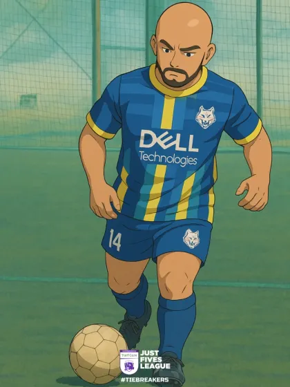 Another Ghibli-style artwork, this one celebrating Dell FC, the winners of the D5 Shootout League in our inaugural tournament.