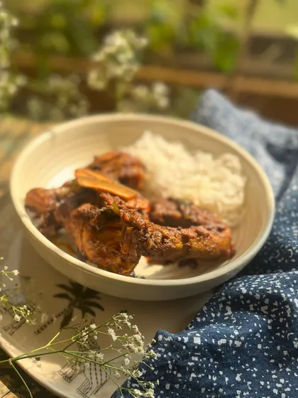 Our Kuttanad Duck Olarthu is a Christmas special. Slow-cooked in a symphony of spices, this rich and flavorful dish is like a warm hug from Kerala on a plate, perfect for your festive table.