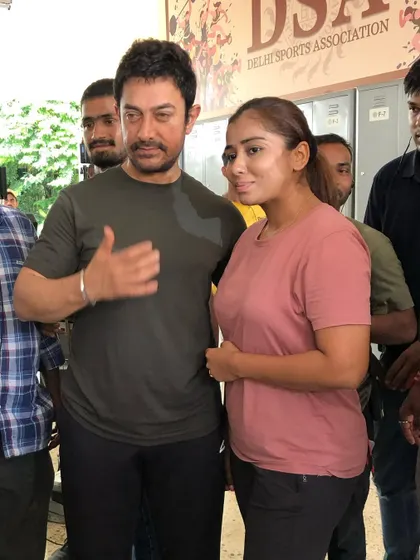 It was such an honor to work with the team for the movie 'Sitaare Zameen Par' and meet the one and only Aamir Khan. Truly a grateful moment.