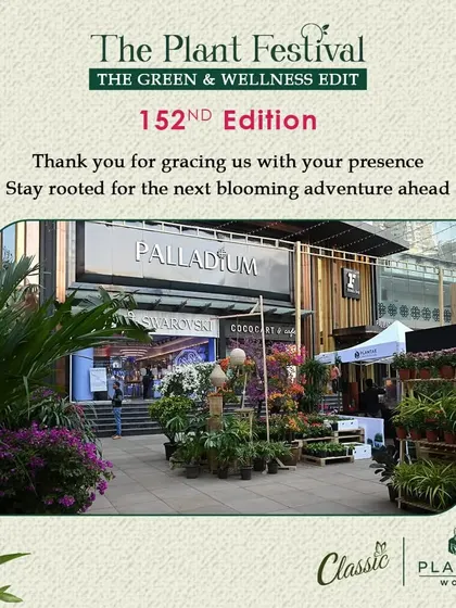 A snapshot of our 152nd Edition at the iconic Phoenix Palladium, transforming the urban space into a green paradise for plant enthusiasts.