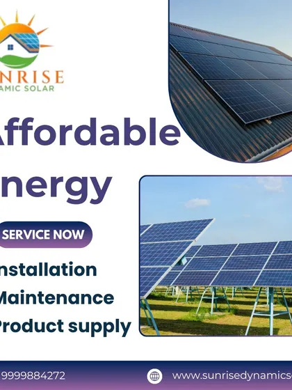 I offer affordable energy solutions with a full suite of services, including installation and maintenance for both rooftop and ground-mounted systems.
