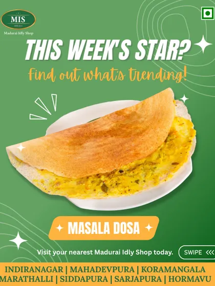 Our Masala Dosa is consistently a crowd favorite. This image showcases its golden-brown perfection, a testament to why it's one of our most ordered dishes for catering.