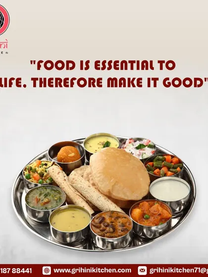 Food is essential to life, therefore make it good. This thali is my way of providing good, wholesome food to everyone.
