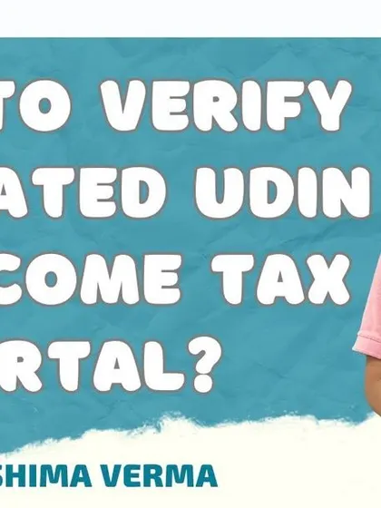 **How to Verify a Generated UDIN on the Income Tax Portal.** In an era of fake documents, verification is key. This guide shows you how to verify a Unique Document Identification Number (UDIN) to ensure a CA-certified document is genuine.