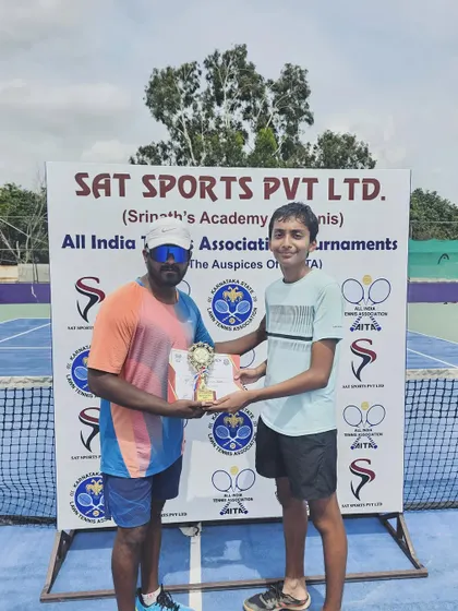 Congratulations to Abheer on winning his first AITA Singles title in the CS3 U-14 category. This is a significant first step in his competitive career.