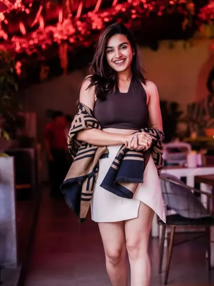 A happy partygoer at Hungry Hippie.