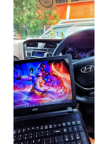 My work is my worship. Drawing strength from Lord Shiva, the ultimate destroyer of evil, as I prepare for the next legal battle.