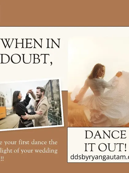 When in doubt, dance it out! I help make your first dance the highlight of your wedding day with easy-to-learn and beautiful choreography.