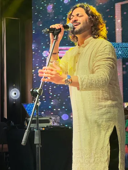 Feeling the music and expressing it through my performance.