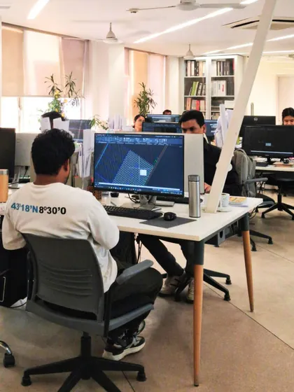 A typical day at Studio IAAD is all about design, drawings, and deadlines. This behind-the-scenes shot captures the focus and dedication of our team as they work on turning ideas into reality.