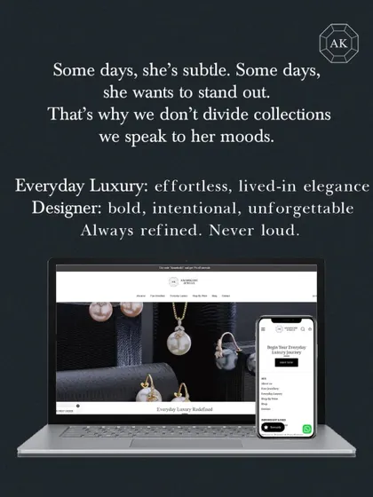 Some days she's subtle, some days she wants to stand out. That's why we don't divide our collections by type; we speak to her moods, from effortless everyday luxury to bold, unforgettable designer pieces.