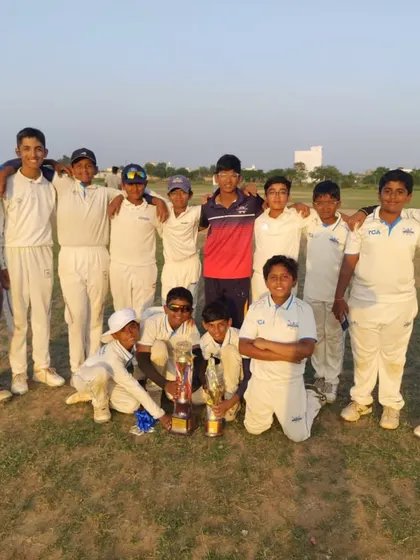 Our U-13 team celebrating their Runners-Up finish at the Eventistic Ventures Cup. A tournament filled with immense learning and fighting spirit.