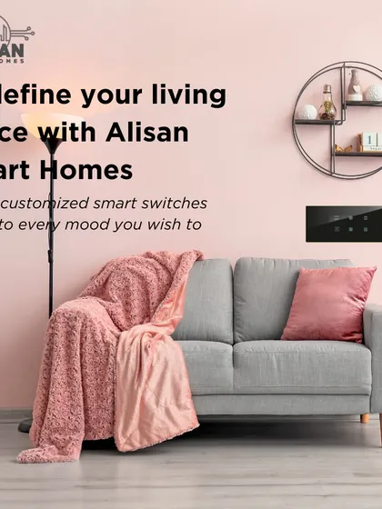 Your living space should reflect your style. Our smart switches are designed to do just that, adapting to any mood and integrating seamlessly with your decor, whether it's a cozy pink or a bold blue.