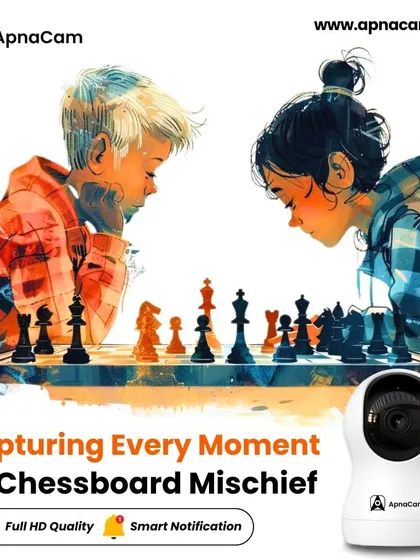 Capturing every moment of chessboard mischief. The Z11 camera with smart notifications and full HD quality ensures you can keep an eye on your kids' activities.