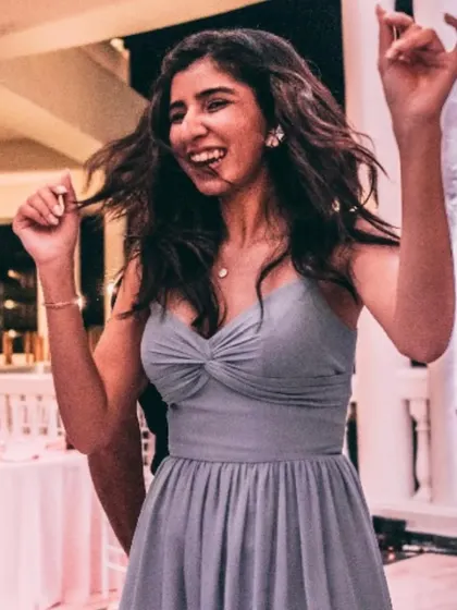 A candid moment of laughter and dance. My goal is to make you feel so comfortable that you forget you're performing and just have fun.
