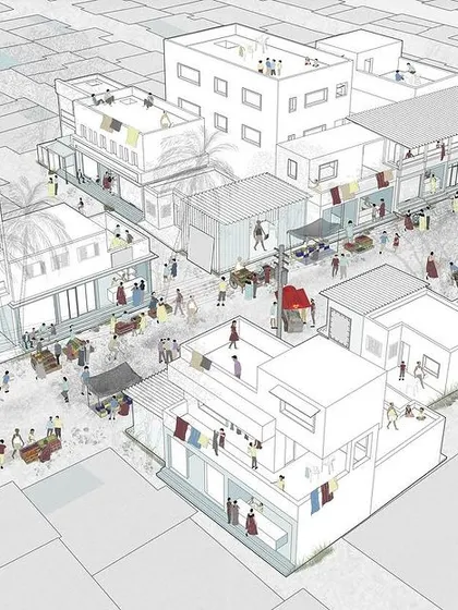 The process of drawing helps us to internalize the complex relationships between buildings, open spaces, and human activity on a site.