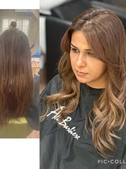 Another view of the before and after, showing the dramatic change.
