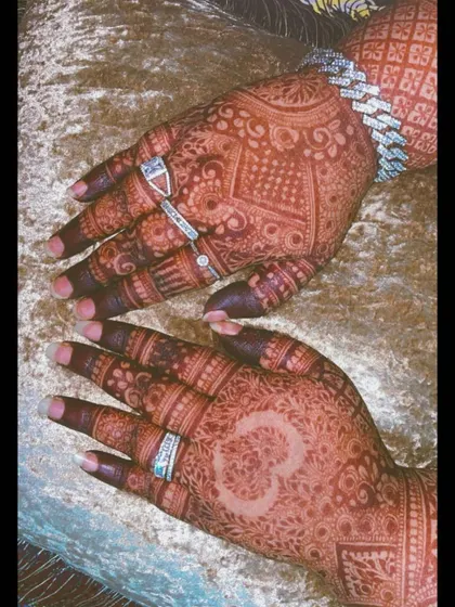 The deep, rich stain makes every detail of the intricate design pop.