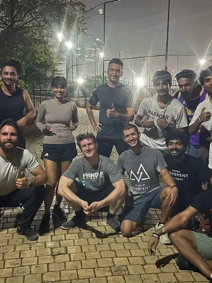 An outdoor training session with international coaches. We believe in taking our practice to different environments to constantly adapt and improve.