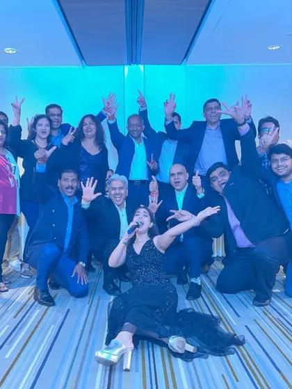 A happy family picture with the team at Arkema after their Family Day event. I excel at creating an inclusive environment for employee engagement activities, making colleagues and their families feel like one big team.