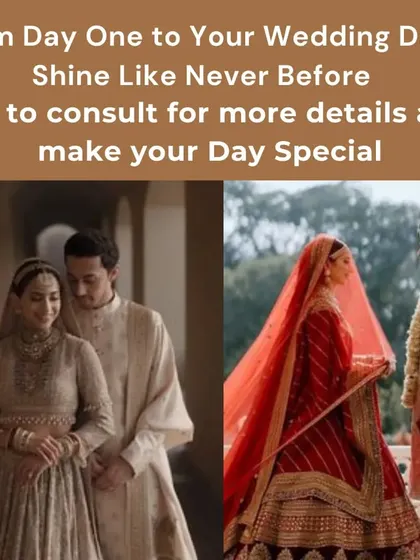 From day one to your wedding day, I am here to make sure you shine like never before. DM me to consult for more details and make your day special.
