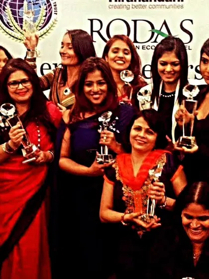 More smiles and trophies from the Women Achievers Awards. The energy of celebrating each other's journeys was the true prize of the evening.