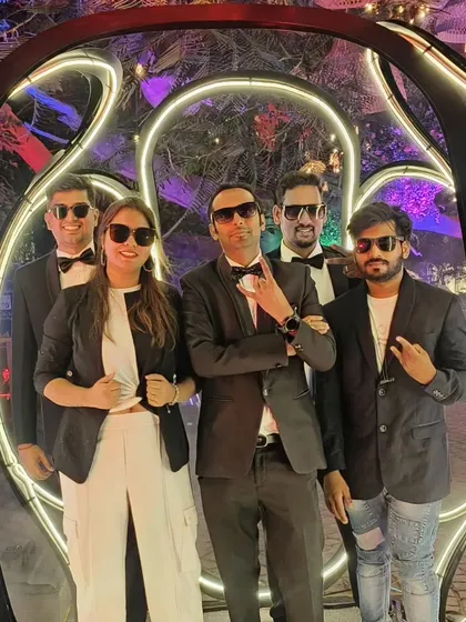 Congratulations to Akshay and Masha. We were thrilled to be part of your wedding event, bringing our signature style and energy to your celebration at Jaymahal, Bangalore.