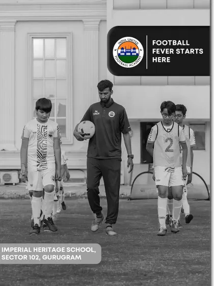 Football fever starts here, at Imperial Heritage School, Sector 102, Gurugram. One of our several professional training locations.