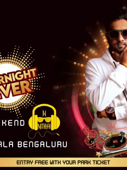 This poster for my gig at Wonderla Bengaluru shows the scale of events I handle. Performing for the public at such a well-known venue is always a highlight for me.