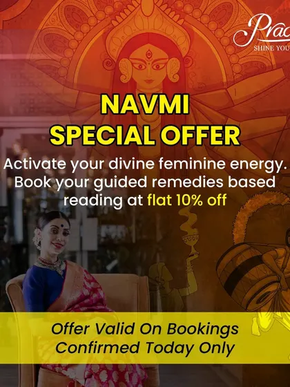 On the special occasion of Navmi, I offered a discount to celebrate the divine feminine energy in all of us. Keep an eye out for similar special offers on my numerology and tarot readings.