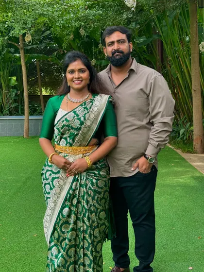 Another shot of my green blouse. It's a versatile piece that I can wear for many different family events and functions.