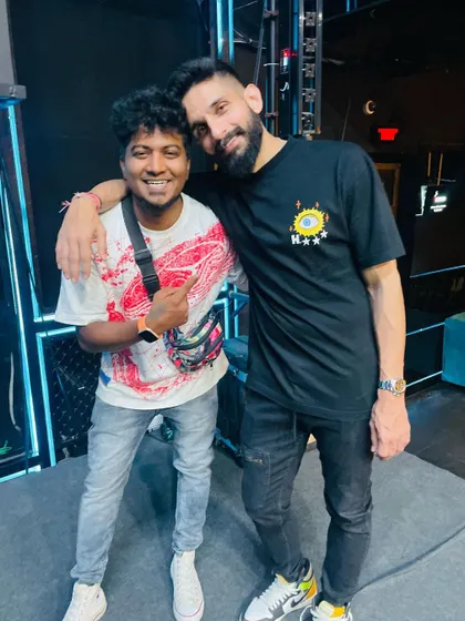 Good vibes catching up with DJ MADOC at F Superclub. His sets are always LIT.