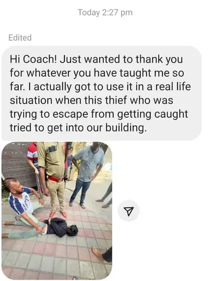 This is why we train. A real-life testimony from a student who used his Jiu-Jitsu skills to safely restrain a thief.