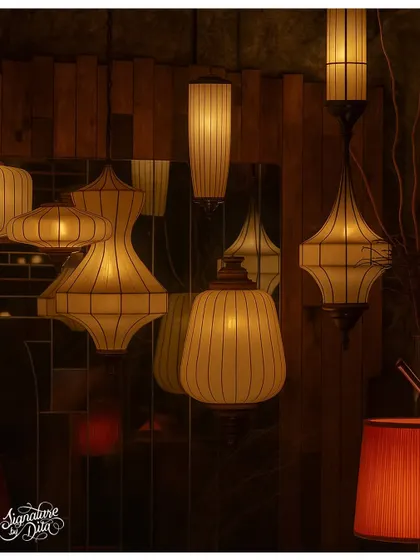 Lighting is everything. I used a collection of vintage-style hanging lanterns to create a warm, intimate glow in a section of the party, adding texture and a different mood to the space.