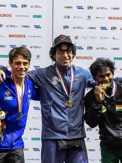 It’s an incredible honor to represent India and bring home medals from the IFSC World Championships. This bronze medal from Bern, Switzerland, is a reminder of what's possible with dedication, and I bring that same passion to my coaching every day.