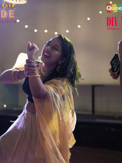 The joy and energy of our Naach.Khel.Pride Bollywood fiesta! We love creating inclusive spaces where everyone can celebrate and dance freely.
