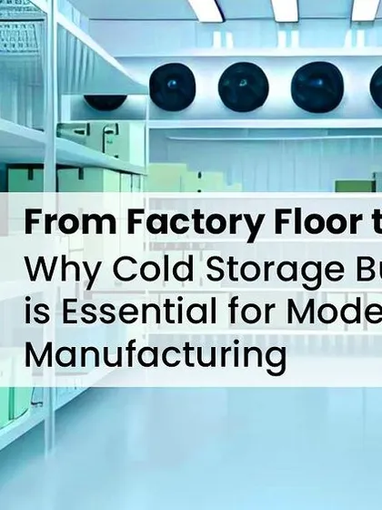 A visual representation of a modern cold storage facility, essential for maintaining product integrity in the chemical, pharmaceutical, and food industries. We provide the blueprint for setting up these critical infrastructures.