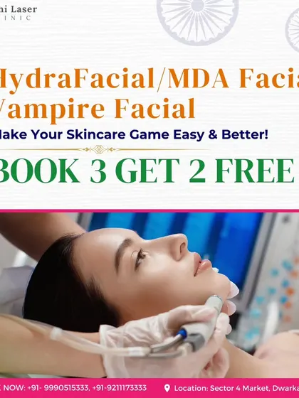 During special events like Independence Day, we run mega sales on our most popular facials, including HydraFacial and Vampire Facial. This package deal makes it easier to commit to a series of treatments for the best results.