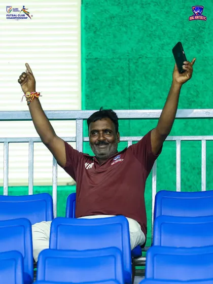 Keshav Bhaiya cheering us on from the stands. The support from our staff is invaluable.