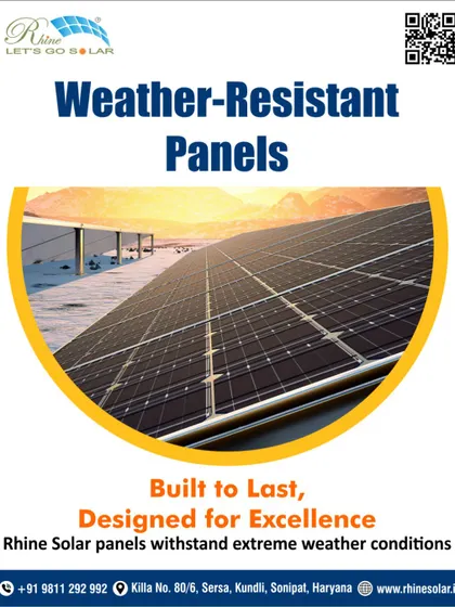 Our weather-resistant panels are built to last and designed for excellence. They are engineered to withstand extreme weather conditions, ensuring consistent performance.