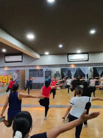 Our members learning a new routine. We focus on making fitness accessible and enjoyable for everyone.