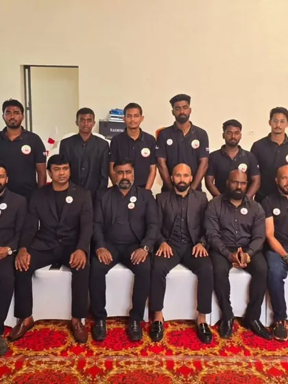A group photo of the officials from the Karnataka State MMA association. We are dedicated to building a strong foundation for MMA in our state.