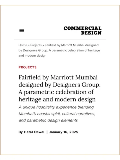 A comprehensive collection of our features in publications like Society Interiors, The Neptune Glitz, and Commercial Design, along with awards and recognitions from events like the Asia Pacific Hotel Awards and Design Democracy.