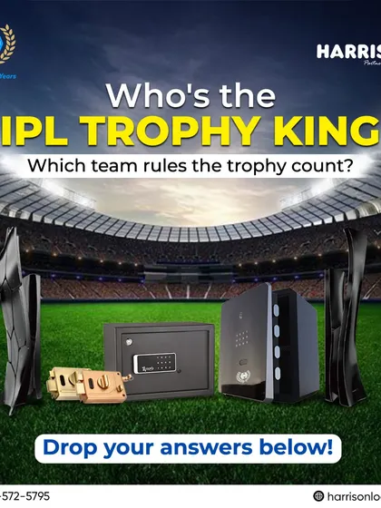 The IPL fever is back! While the teams battle for the trophy, our locks are here to secure your valuables. Who do you think will be the IPL Trophy King this year? Drop your answers below!
