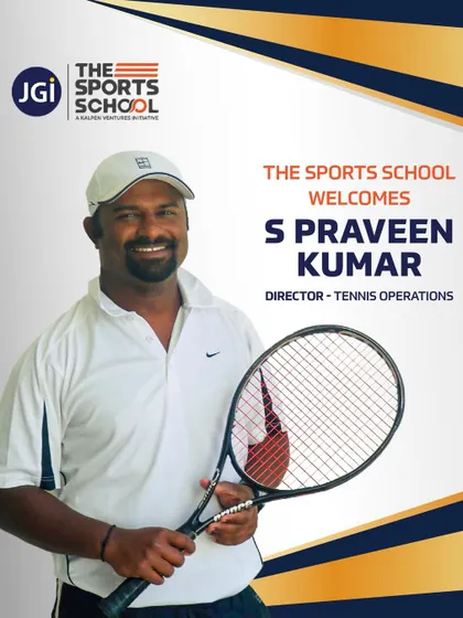 We welcome S Praveen Kumar as our new Director of Tennis Operations, bringing his extensive international coaching experience to our academy.