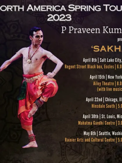 The poster for my North America Spring Tour, where I presented "SAKHA" in five different cities. This tour was a wonderful opportunity to connect with audiences across the US.