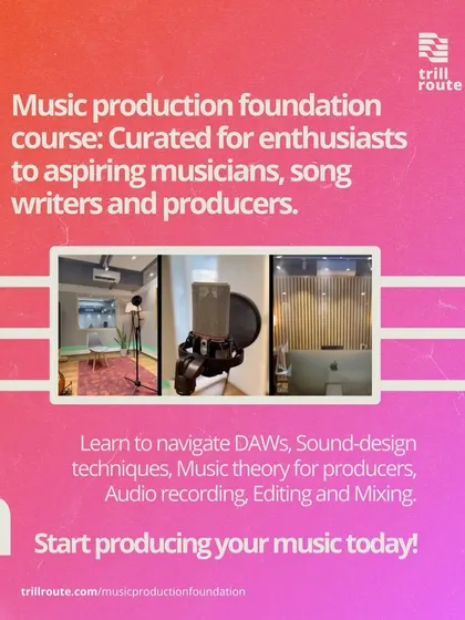 Our foundation course is built for everyone, from complete beginners to aspiring producers. We give you the tools to navigate DAWs, understand sound design, and learn the fundamentals of audio recording and mixing.