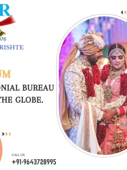 As a premium matrimonial bureau, we offer our services across the globe. This image of a royal-looking couple represents the high-end, exclusive matchmaking we are known for.