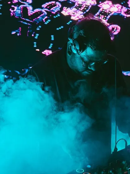 Surrounded by smoke and color, deep in the mix at Masala House.