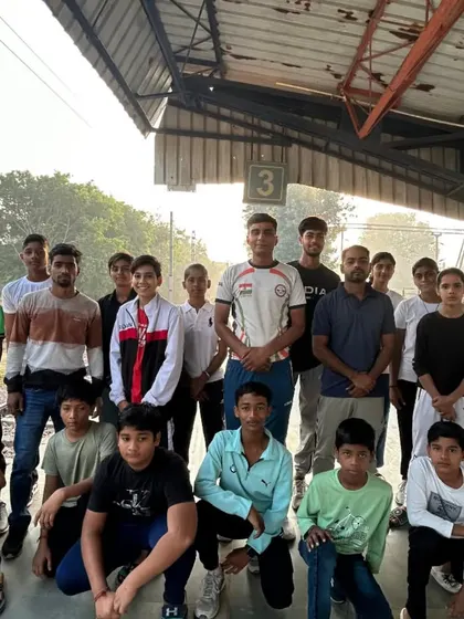 Another picture from our team trip to Haridwar. These experiences build strong bonds.